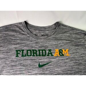 Nike Dri-FIT Florida A&M Rattlers Gray Heather T-Shirt Men's XL